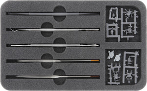 Feldherr MINI PLUS bag for Citadel tools + 39 model color bottles + brushes