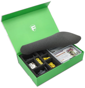 Feldherr Magnetic Box green for Warhammer Age of Sigmar: Warscroll Cards (70 x 121 mm) + Miniatures + Accessories
