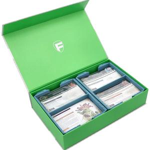 Feldherr Magnetic Box green for Warhammer Age of Sigmar: Warscroll Cards (70 x 121 mm)