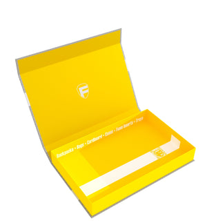 Feldherr Magnetic Box yellow for tabletop role-playing game - with dice tray