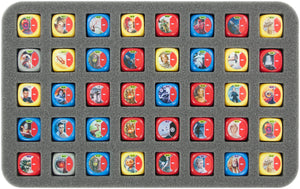 Feldherr Magnetic Box yellow for Star Wars: Destiny - with dice tray