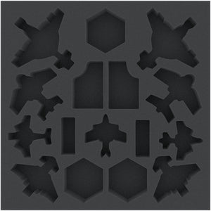 Feldherr foam set for Aeronautica Imperialis: Wings of Vengeance board game box