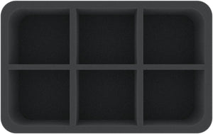 HS075A011 Feldherr foam tray for Runewars Miniatures Game - 6 compartments