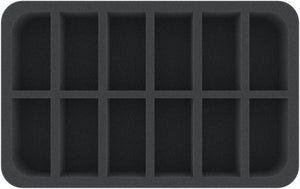 HS050A040 Vassoio in schiuma Feldherr per Fiamme di guerra - 12 scomparti