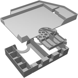 Feldherr Organizer Insert for Tiny Epic: Western - board game box
