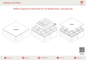Feldherr Organizer Insert for Devil May Cry: The Bloody Palace - core game box