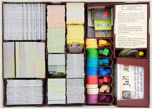 Feldherr Organizer Insert for Caverna: The Cave Builders - core game box