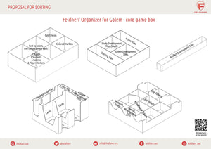Feldherr Organizer Insert per Golem - scatola di gioco centrale