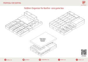 Feldherr Organizer Insert for Bonfire - core game box