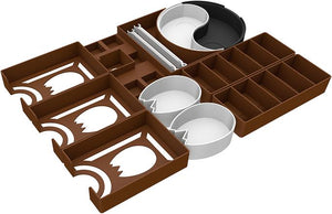 Feldherr Organizer Insert for Wingspan: Asia (unsleeved cards) - board game box