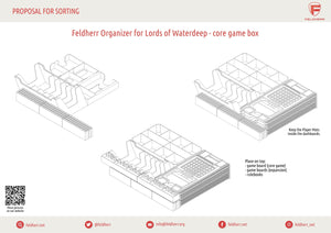 Feldherr Organizer Insert per Lords of Waterdeep - scatola del gioco principale