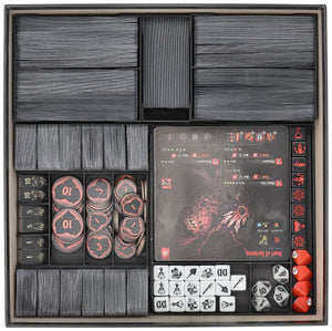 Feldherr Organizer Insert for Darkest Dungeon: The Board Game - core game box