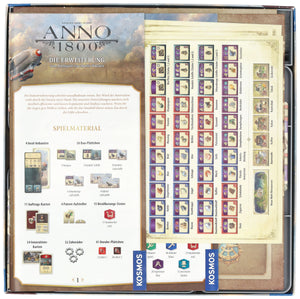 Feldherr Organizer Insert for Anno 1800 + The Expansion - core game box