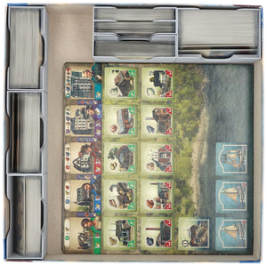 Feldherr Organizer Insert for Anno 1800 + The Expansion - core game box