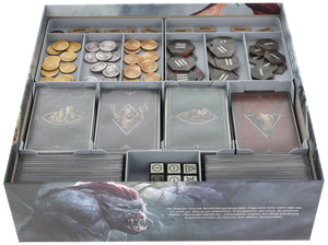 Feldherr Organizer Insert for The Witcher: The Old World - core game box