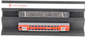 Premium Locomotive Bench TT Scale with Magnetic Strip and Additional Maintenance Shaft – Ideal for TT Models