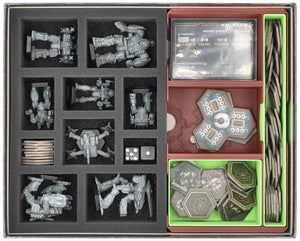 Feldherr Foam Set + Organizer Insert for BattleTech: Gothic - Core Game Box