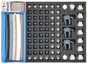 Feldherr Foam set with Organizer for Star Wars: Battle of Hoth - core game box