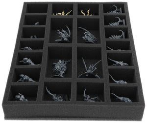 FS050A125 Feldherr foam tray for Tyranids - 22 Compartments