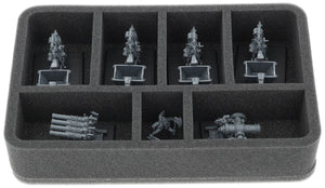 HS055A015 Vassoio in schiuma Feldherr per supporti di montagna Dwarfen - 7 scomparti