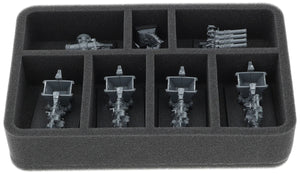 HS055A015 Vassoio in schiuma Feldherr per supporti di montagna Dwarfen - 7 scomparti