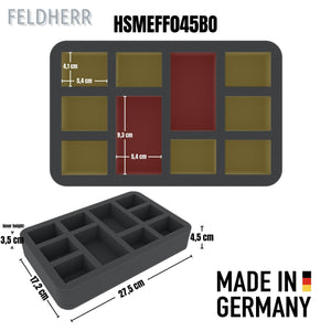 Scatola di stoccaggio Feldherr con set di schiuma per Warhammer: Il Vecchio Mondo - Guerrieri del Caos (FSLB310P114)