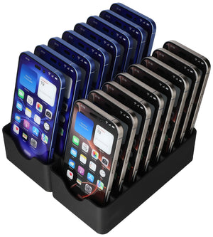 Feldherr mobile phone holder / smartphone parking space for classrooms - 16 smartphones