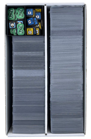 Feldherr Storage Boxes TCHS105 + 3 token holders for Marvel United: X-Men - Kickstarter Uncanny Pledge - cards with sleeves + tokens