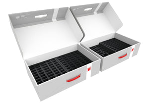 Transporter with 2 storage boxes for more than 540 Zombicide figures and accessories