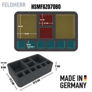 Feldherr Maxi Plus Borsa da trasporto con set di schiuma per Warhammer: Il Vecchio Mondo - Miniature dei Guerrieri del Caos (MAXPLUS93)