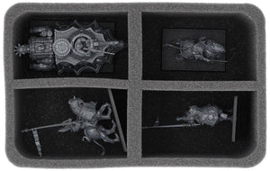Pacchetto Feldherr: Scatola di immagazzinamento con set di schiuma per Warhammer: Il Vecchio Mondo - Miniature dell'Impero dell'Uomo (FSLB310P118)