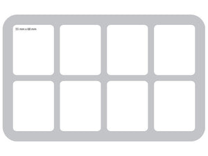 HS035BF02BO Vassoio per figure con 8 compartimenti per Flames of War - di medie basi