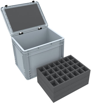 Feldherr Eurobox 40 x 30 cm Set for Tabletop Miniatures - 168 Compartments