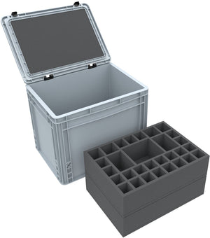Feldherr Eurobox 40 x 30 cm Set for Tabletop Miniatures - 156 Compartments