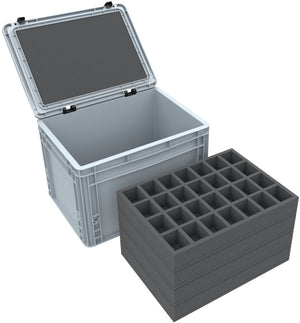 Feldherr Eurobox 40 x 30 cm Set for Tabletop Miniatures - 140 Compartments