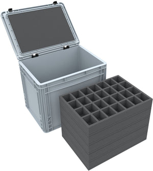 Feldherr Eurobox 40 x 30 cm Set for Tabletop Miniatures - 168 Compartments