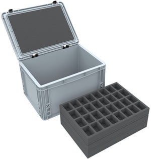 Feldherr Eurobox 40 x 30 cm Set for Tabletop Miniatures - 160 Compartments