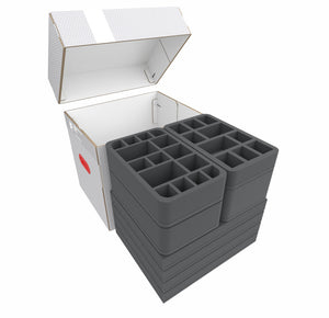 Pacchetto Feldherr: Scatola di immagazzinamento con set di schiuma per Warhammer: Il Vecchio Mondo - Miniature dell'Impero dell'Uomo (FSLB310P118)