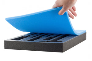 FS020Bblue 345 mm x 275 mm x 20 mm schiuma colorata per Shadowboard blue