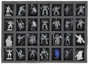 Feldherr Eurobox 40 x 30 cm Set for Tabletop Miniatures - 88 Compartments + Pick and Pluck Foam Insert
