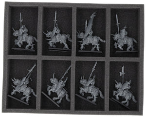 Feldherr Maxi Plus Borsa da trasporto con set di schiuma per Warhammer: Il Vecchio Mondo - Miniature dei Guerrieri del Caos (MAXPLUS93)
